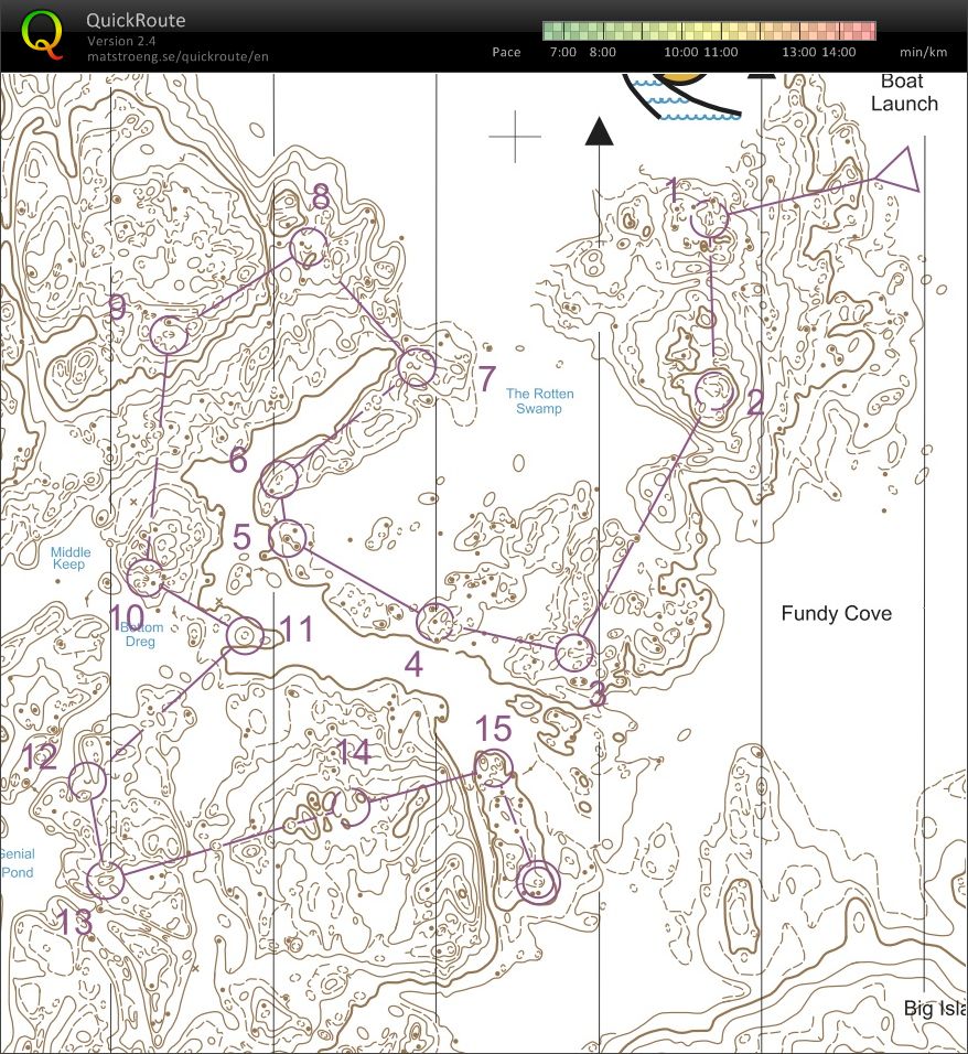 Pawtuckaway training camp 2011: Contour only (2011-11-05)