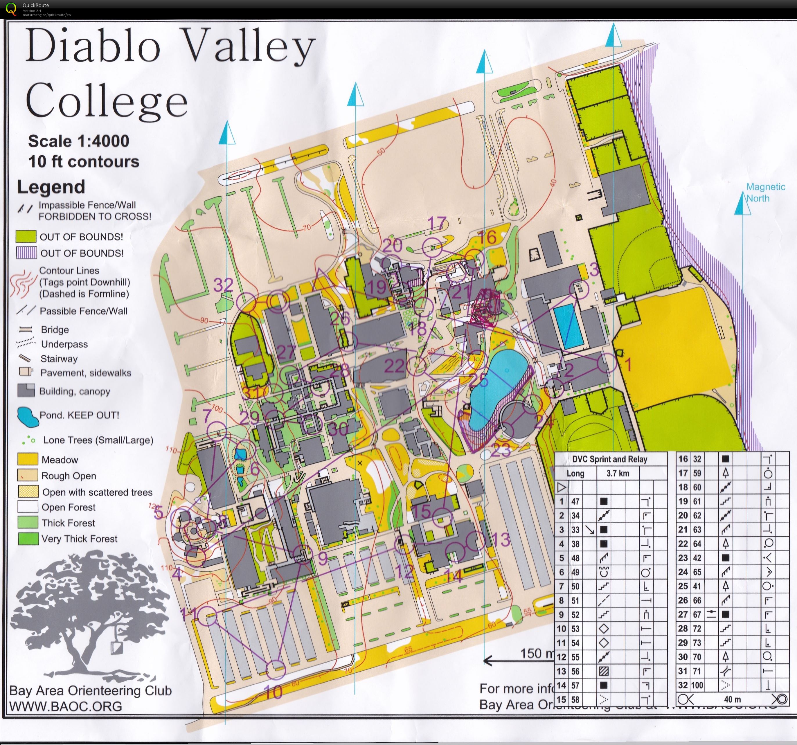 BAOC Diablo Valley College (12-05-2018)
